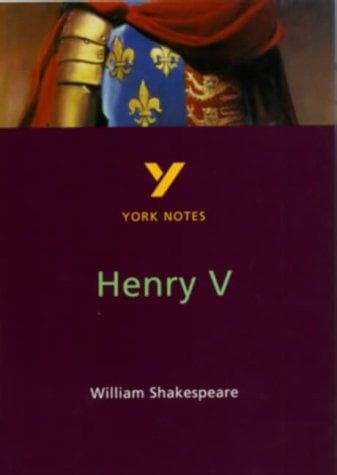 Tapa de York Notes on Shakespeare's "Henry V"