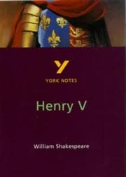 Tapa de York Notes on Shakespeare's "Henry V"