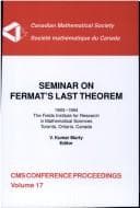 Tapa de Seminar on Fermat's last theorem