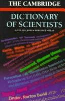 Tapa de The Cambridge dictionary of scientists