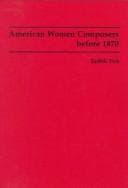 Tapa de American women composers before 1870