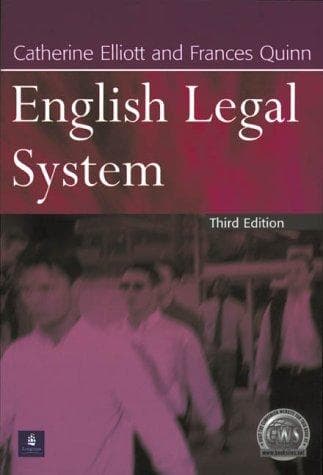 Tapa de English legal system