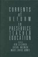 Tapa de Currents of Reform in Preservice Teacher Education
