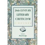 Tapa de 20th century literary criticism