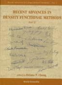 Tapa de Recent advances in density functional methods