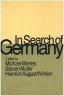Tapa de In search of Germany
