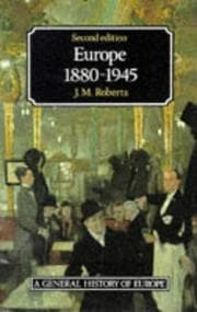 Tapa de Europe, 1880-1945