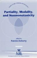 Tapa de Partiality, Modality and Nonmonotonicity