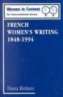 Tapa de French women's writing, 1848-1994