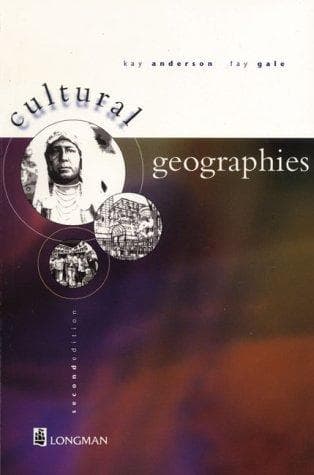 Tapa de Cultural geographies
