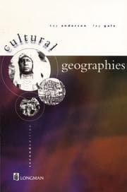 Tapa de Cultural geographies