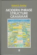 Tapa de Modern phrase structure grammar