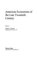 Tapa de American economists of the late twentieth century