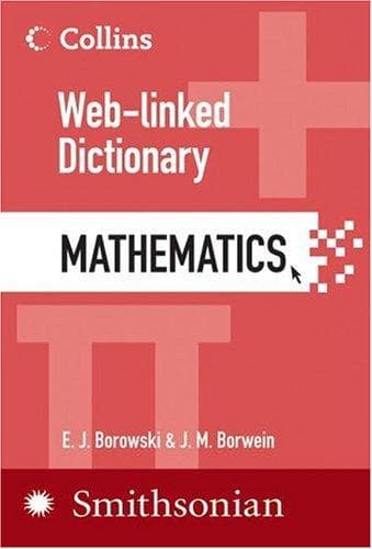 Tapa de Collins Web-linked dictionary of mathematics