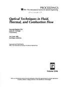 Tapa de Optical Techniques in Fluid, Thermal and Combustion Flow