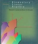 Tapa de Elementary linear algebra