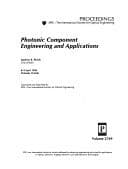 Tapa de Photonic Component Engineering and Applications