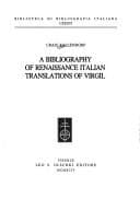 Tapa de A bibliography of Renaissance Italian translations of Virgil