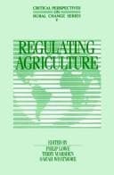 Tapa de Regulating agriculture