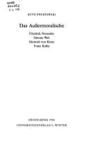 Tapa de Das Aussermoralische