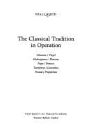 Tapa de The classical tradition in operation