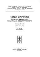 Tapa de Gino Capponi