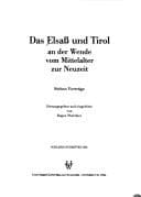 Tapa de Das Elsass und Tirol an der Wende vom Mittelalter zur Neuzeit