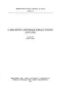 Tapa de L'Archivio centrale dello Stato 1953-1993