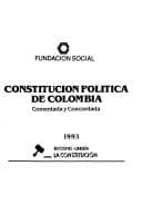 Tapa de Constitución política