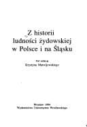 Tapa de Z historii ludności żydowskiej w Polsce i na Śląsku