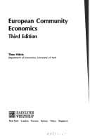 Tapa de European Community economics