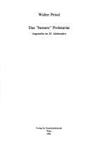 Tapa de Das "bessere" Proletariat