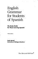 Tapa de English grammar for students of Spanish