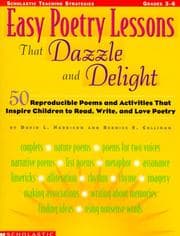 Tapa de Easy Poetry Lessons That Dazzle and Delight (Grades 3-6)