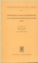 Tapa de Europäische Integrationsprobleme aus wirtschaftswissenschaftlicher Sicht