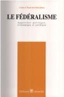Tapa de Le fédéralisme