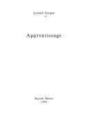 Tapa de Apprentissage