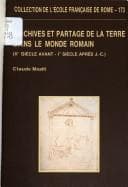 Tapa de Archives et partage de la terre dans le monde romain (IIe siècle avant-Ier siècle après J.-C.)