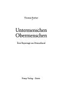 Tapa de Untermenschen, Obermenschen