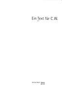 Tapa de Ein Text für C.W.