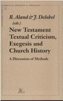 Tapa de New Testament textual criticism, exegesis, and early church history