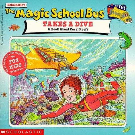 Tapa de Scholastic's the magic school bus takes a dive