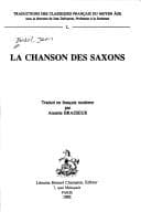Tapa de La chanson des Saxons