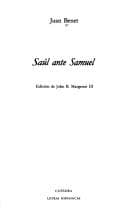 Tapa de Saúl ante Samuel