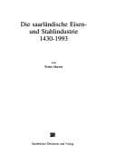 Tapa de Die saarländische Eisen- und Stahlindustrie, 1430-1993