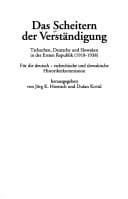 Tapa de Das Scheitern der Verständigung