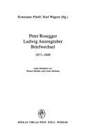 Tapa de Peter Rosegger, Ludwig Anzengruber