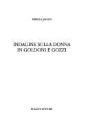 Tapa de Indagine sulla donna in Goldoni e Gozzi