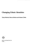Tapa de Changing ethnic identities