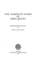 Tapa de The complete poems of Idris Davies